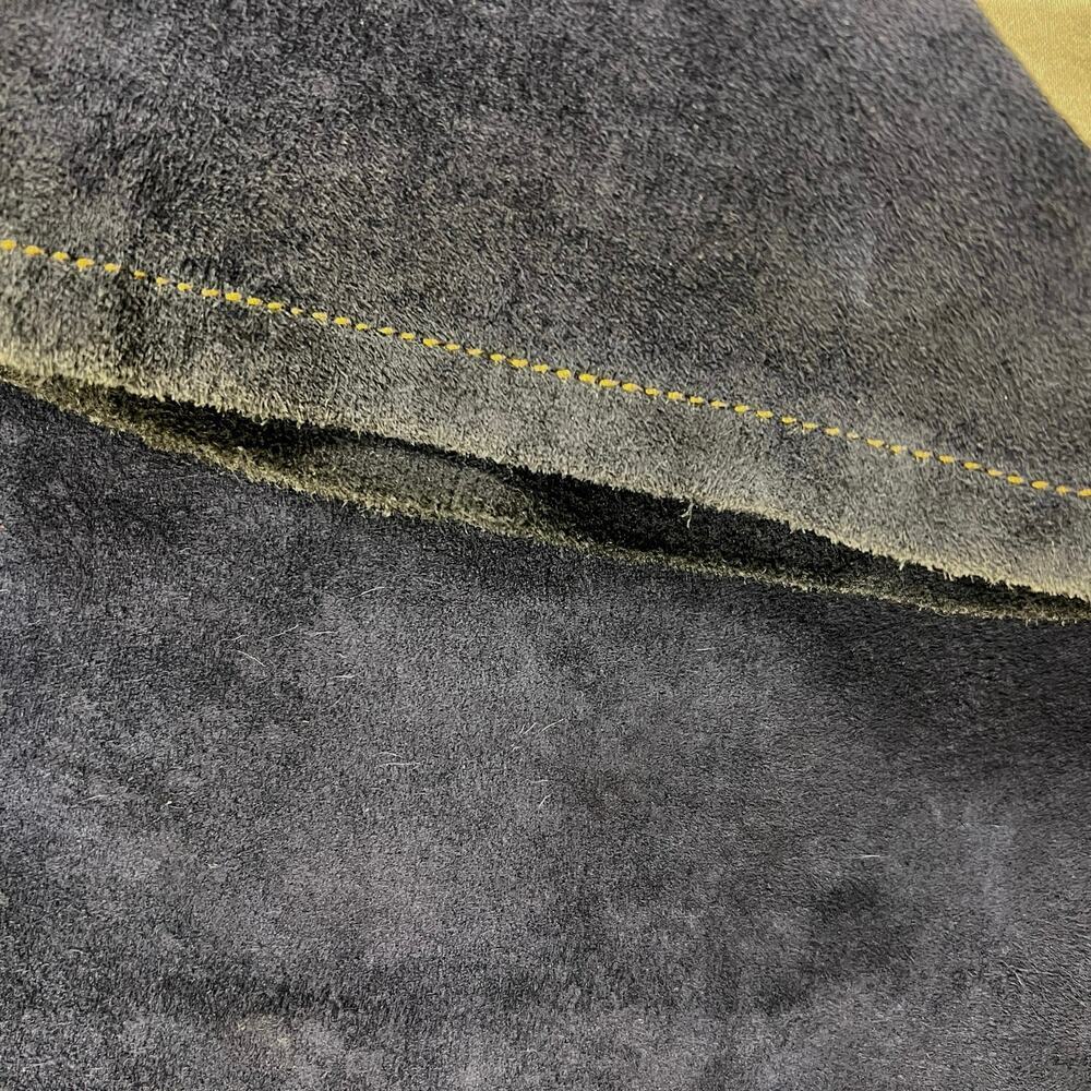 Isaac Mizrahi for Target Navy Blue Suede Leather Jeans Pants Size 4 - Picture 11 of 12